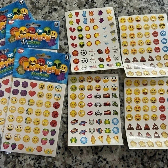 Emoji Stickers l 24 Sheets l 320 Stickers - Picture 3 of 3